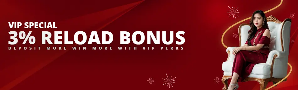 VIP 3% bonus